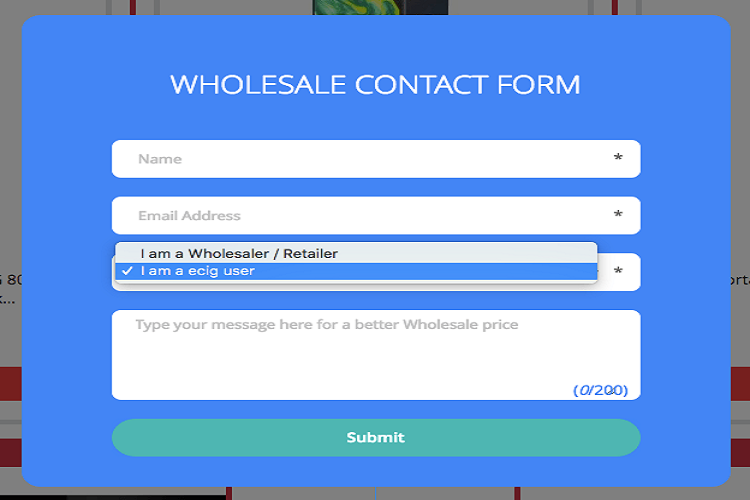 contact form